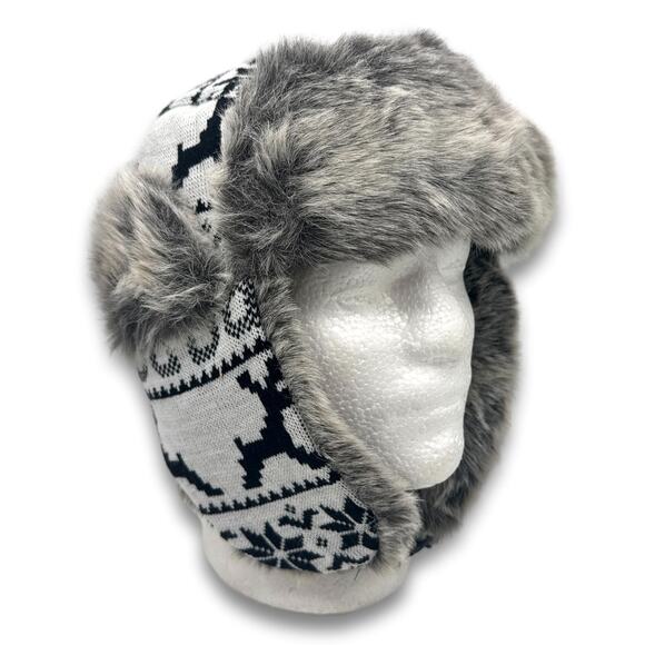 Lumberjack Aviator Hat Supple Faux Fur Winter Ski Trooper Trapper Ear Flap Cap - Picture 7 of 7
